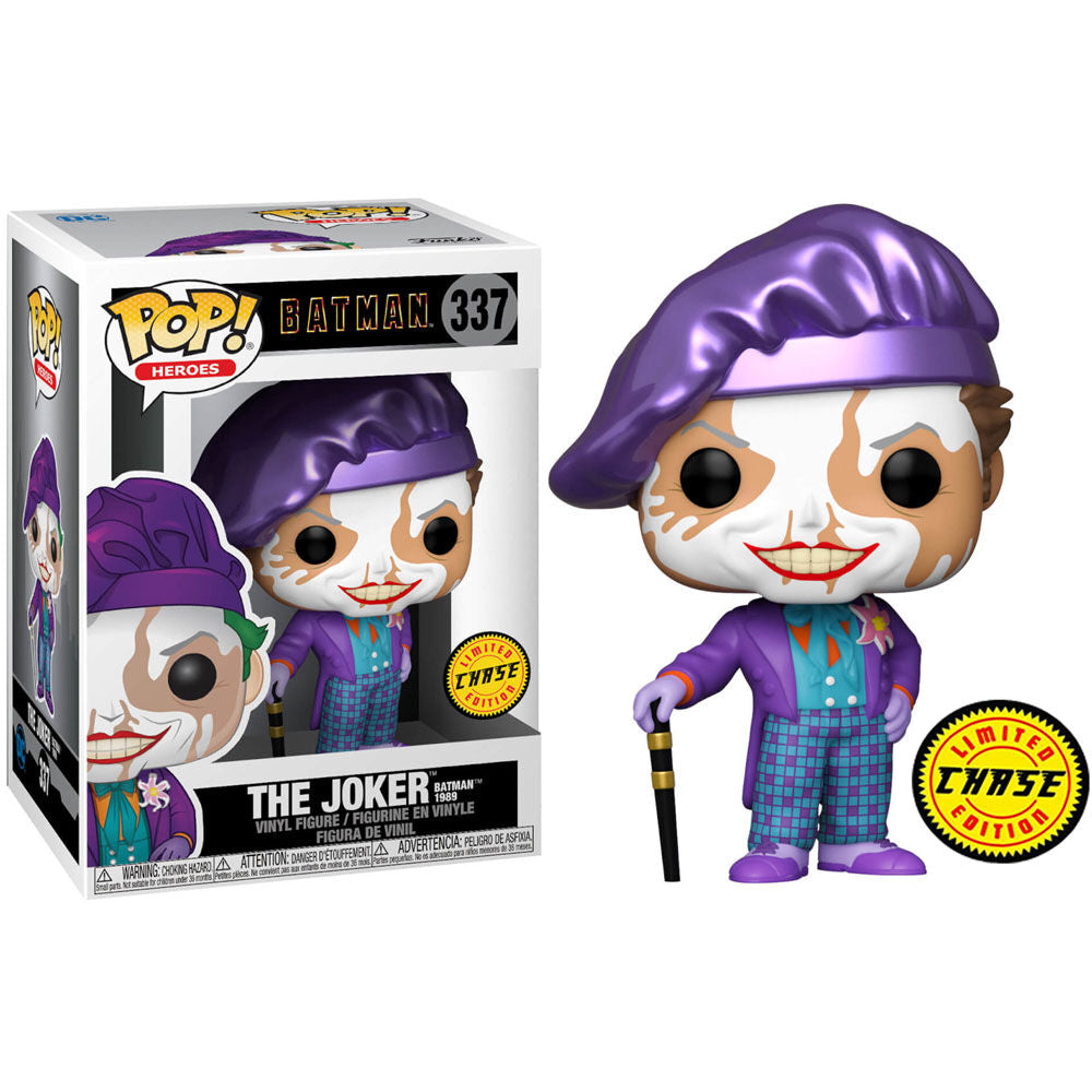 Figurine Funko POP! DC Comics Batman 1989 Joker with Hat 5 + 1 Chase, vue 2