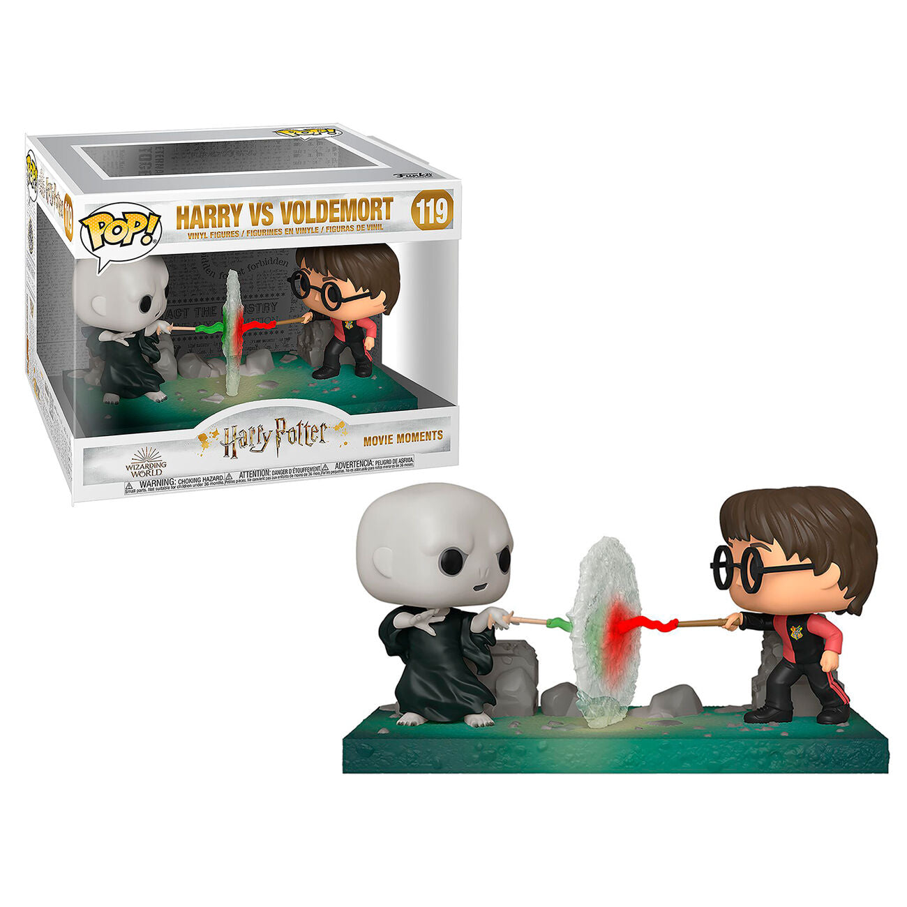 Figurine Funko POP! Moment Harry Potter Harry vs Voldemort, vue 3