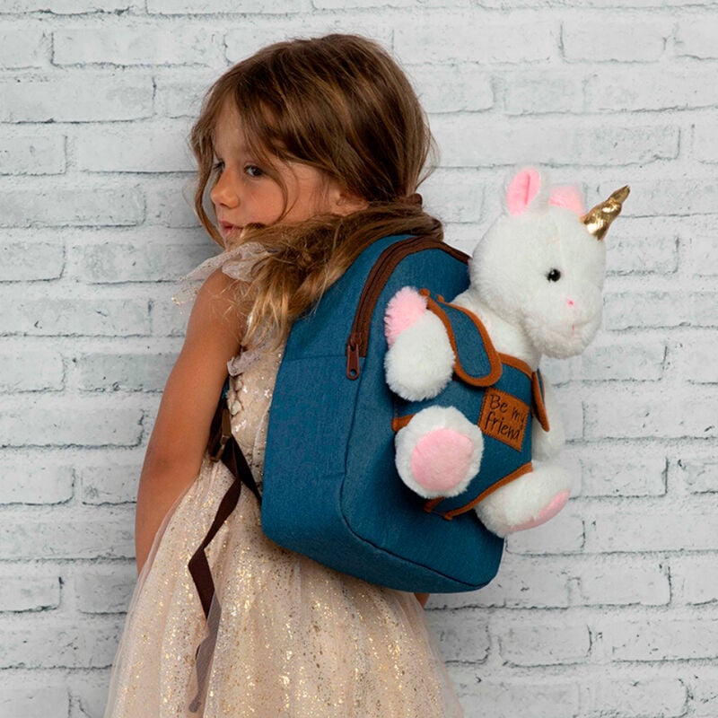 Sac à dos Tiara Unicorn avec peluche toy 26 cm
