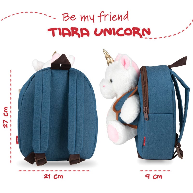 Sac à dos Tiara Unicorn avec peluche toy 26 cm, vue 3