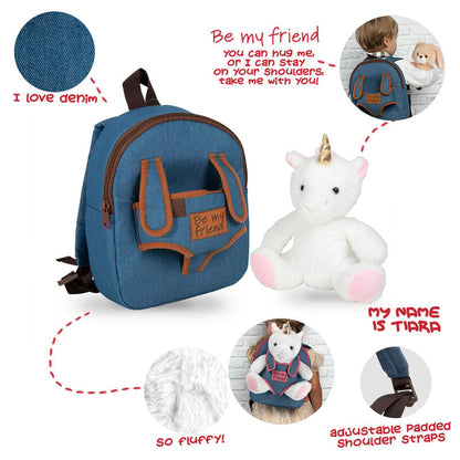 Sac à dos Tiara Unicorn avec peluche toy 26 cm, vue 4