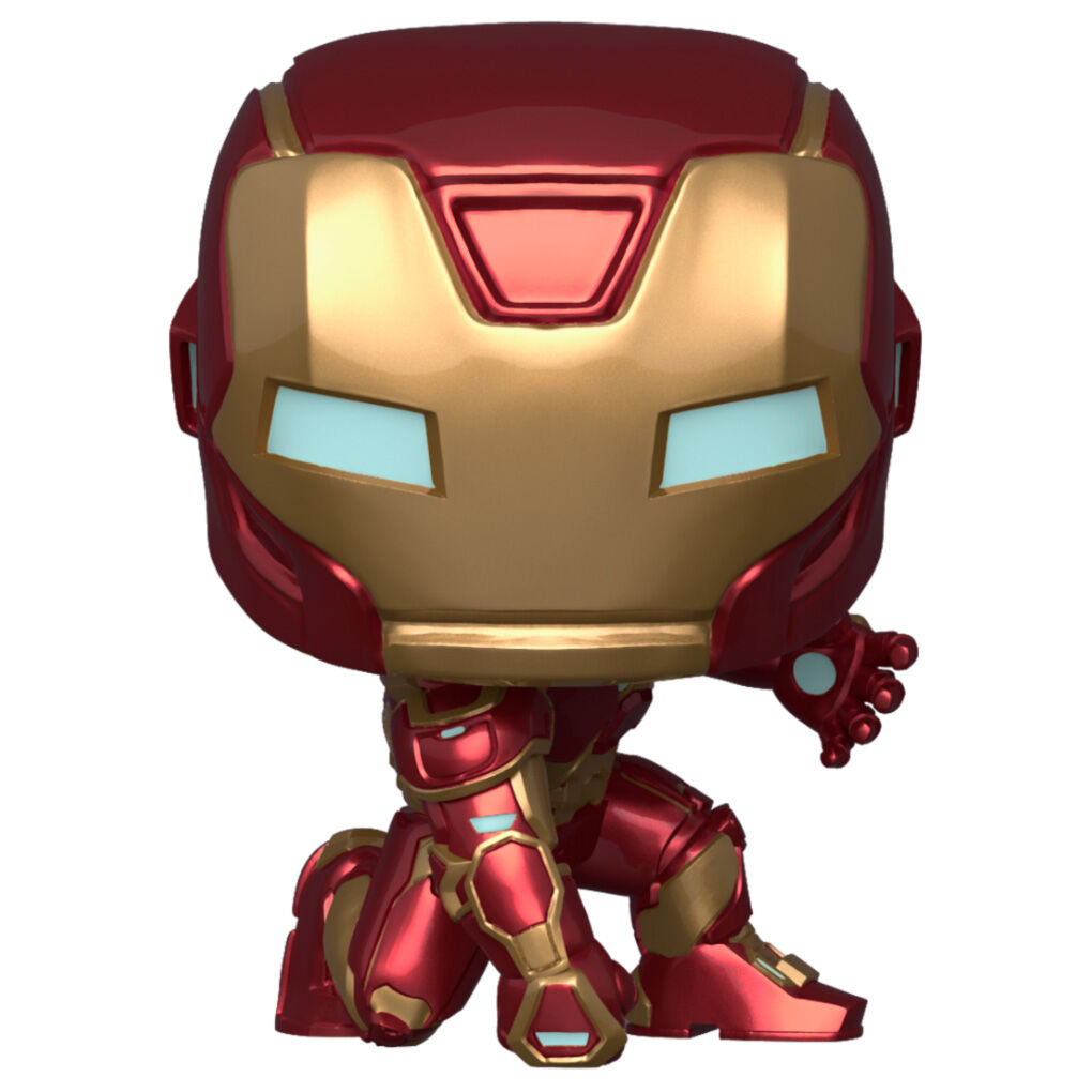 Figurine Funko POP! Marvel Avengers Game Iron Man Stark Tech Suit, vue 3