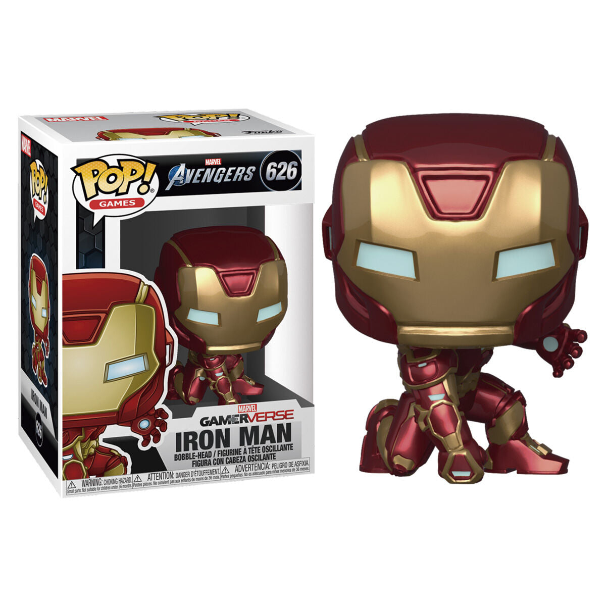 Figurine Funko POP! Marvel Avengers Game Iron Man Stark Tech Suit