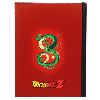 Cahier Dragon Ball Shenron avec lights, vue 3