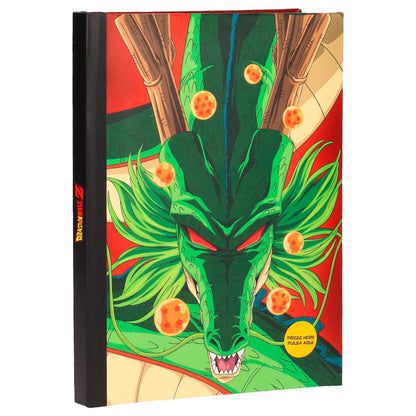 Cahier Dragon Ball Shenron avec lights, vue 2