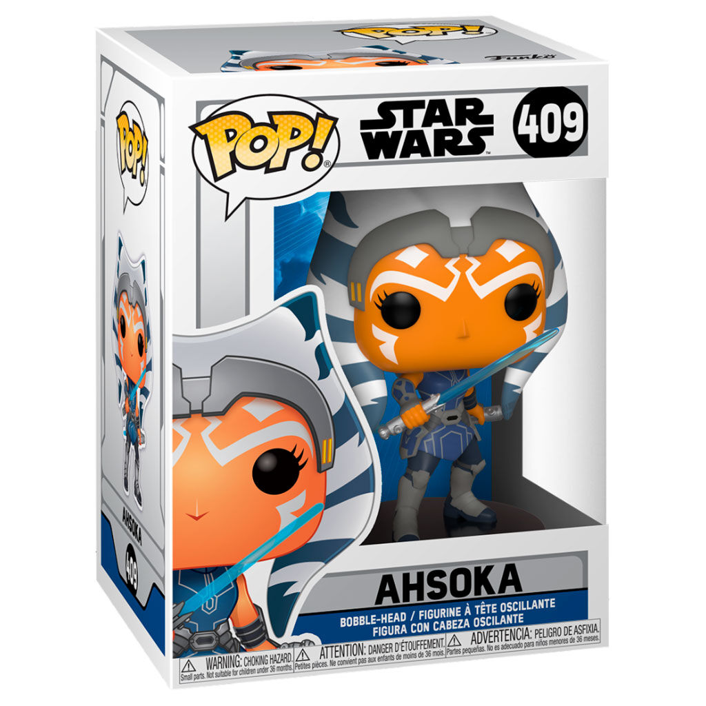 Figurine Funko POP! Star Wars Clone Wars Ahsoka, vue 2