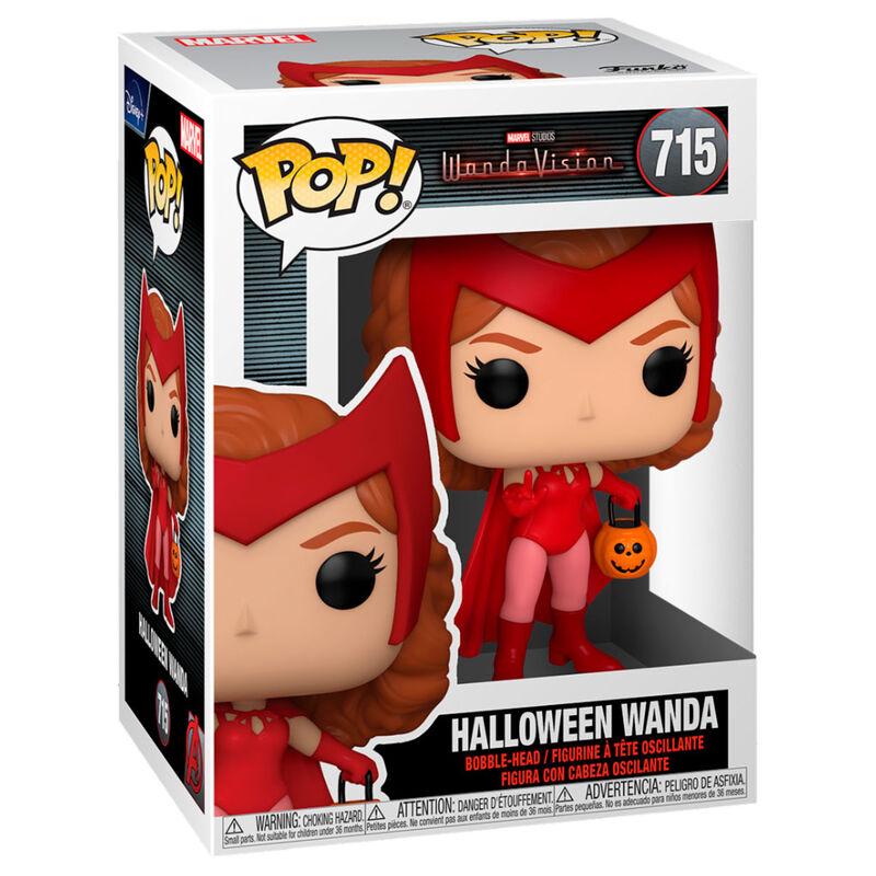Figurine Funko POP! Marvel WandaVision Wanda Halloween, vue 2