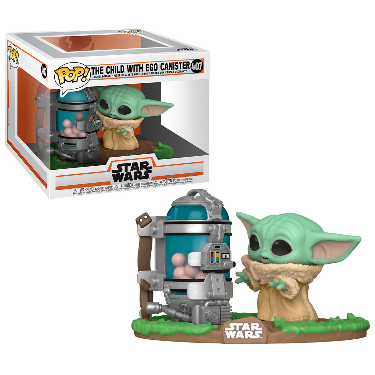 Figurine Funko POP! Star Wars The Mandalorian Child with Canister
