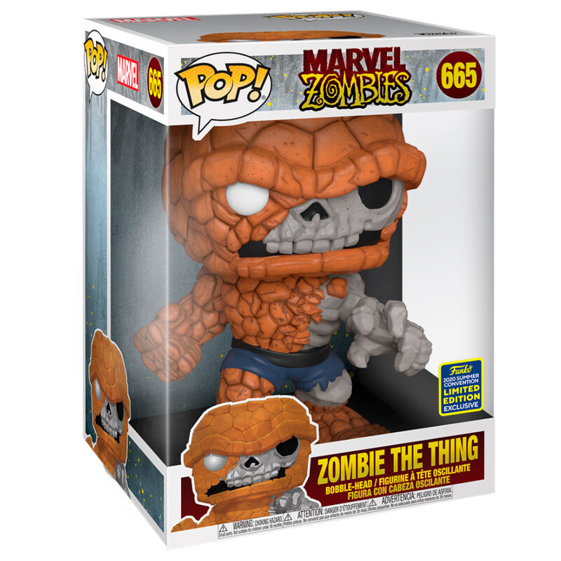 Figurine Funko POP! Marvel Zombies The Thing Exclusive 25cm, vue 2