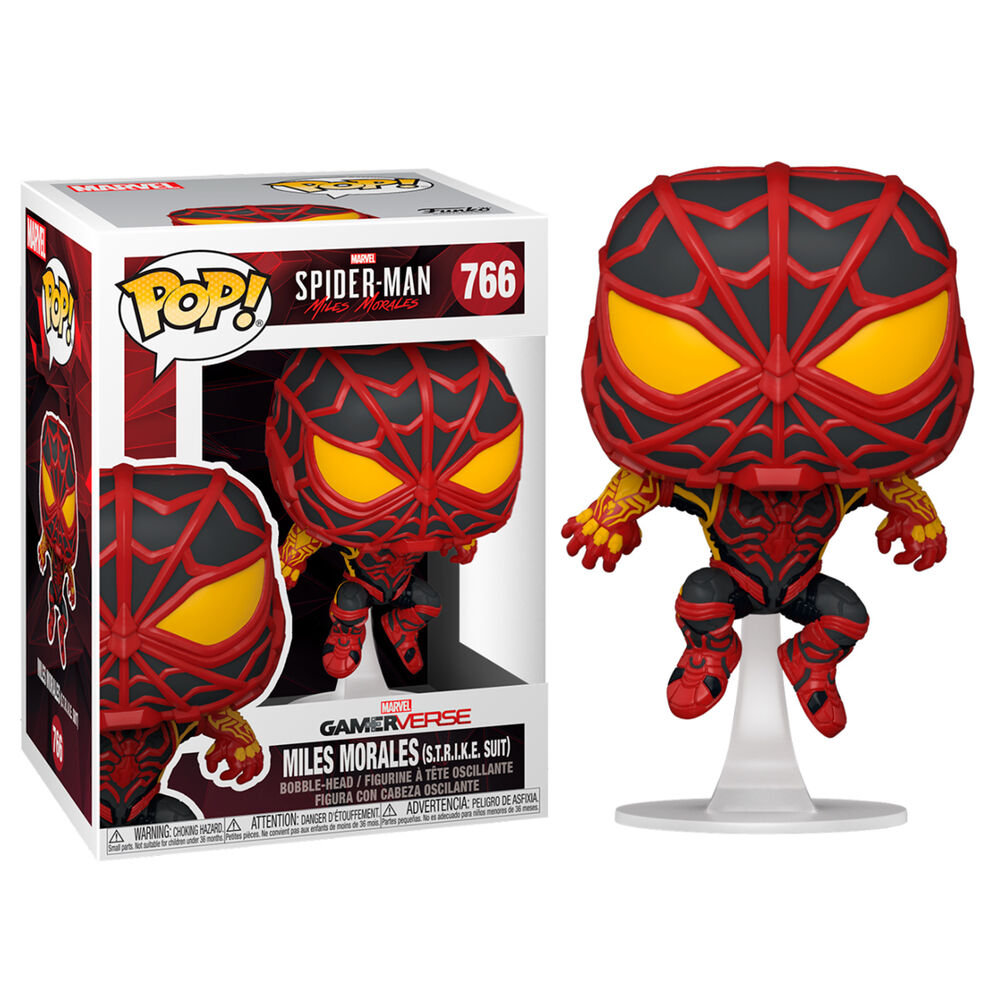 Figurine Funko POP! Marvel Spiderman Miles Morales S.T.R.I.K.E. Suit