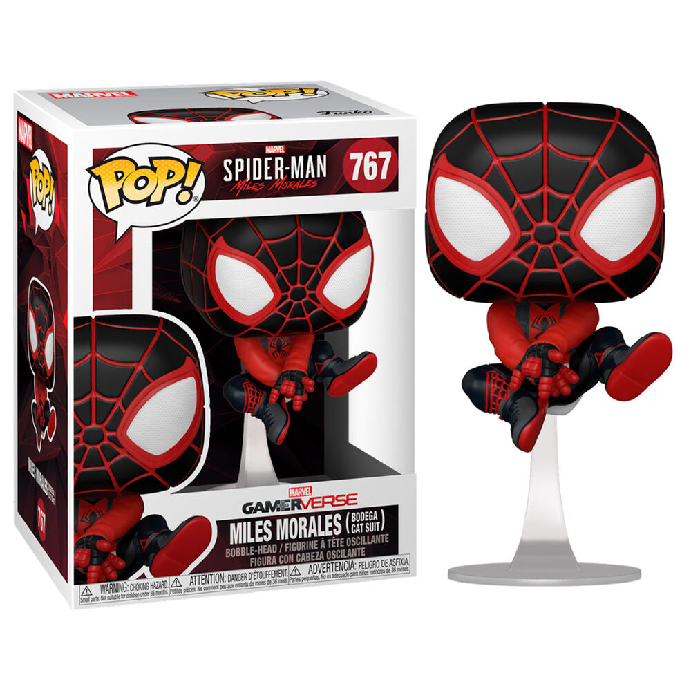 Figurine Funko POP! Marvel Spiderman Miles Morales Bodega Cat Suit
