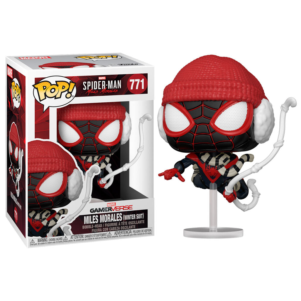 Figurine Funko POP! Marvel Spiderman Miles Morales Winter Suit