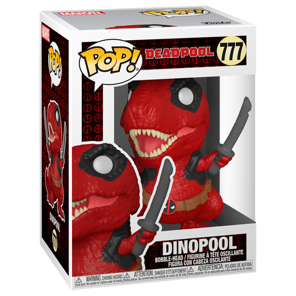 Figurine Funko POP! Marvel Deadpool 30th Dinopool, vue 3