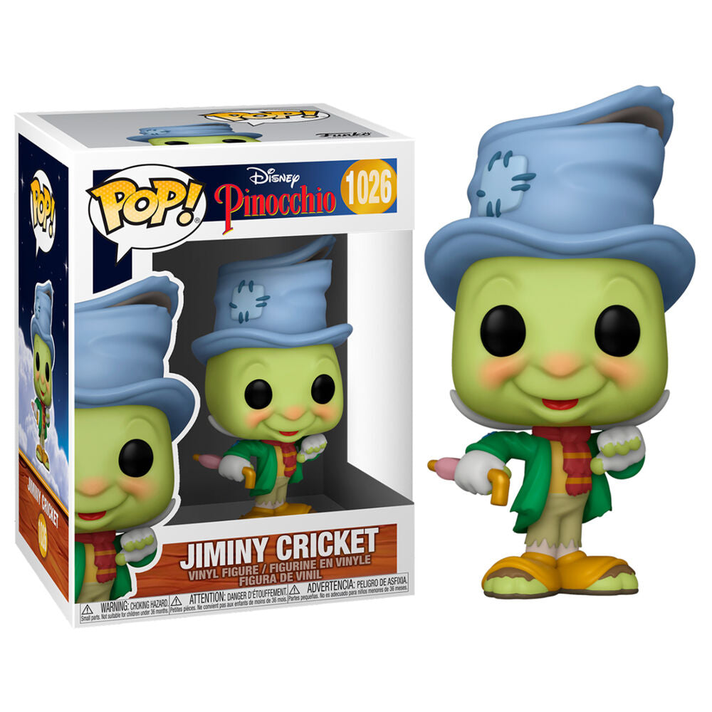 Figurine Funko POP! Disney Pinocho Street Jiminy Cricket