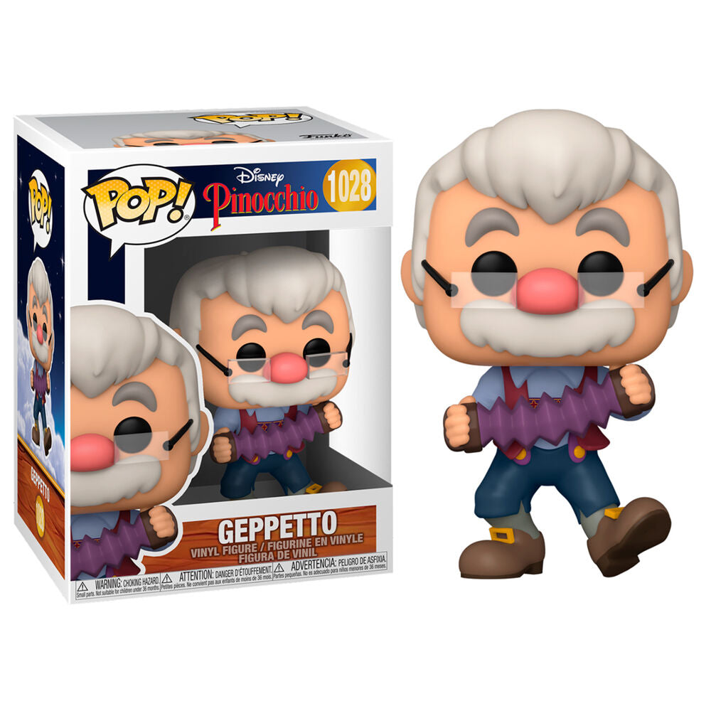 Figurine Funko POP! Disney Pinocho Geppetto with Accordion