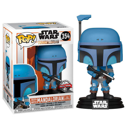 Figurine Funko POP! Star Wars Mandalorian Death Watch Mandalorian Two Stripes Exclusive