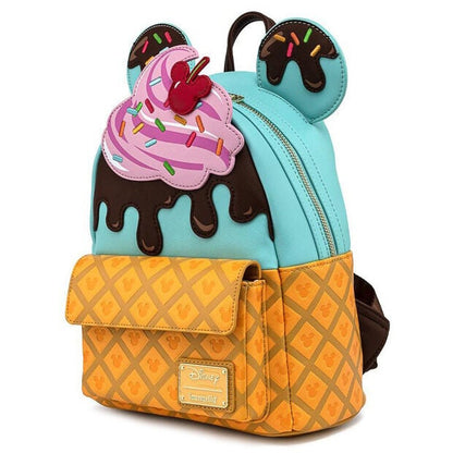 Sac à dos Loungefly Disney Mickey Minnie Ice Cream 25 cm, vue 3