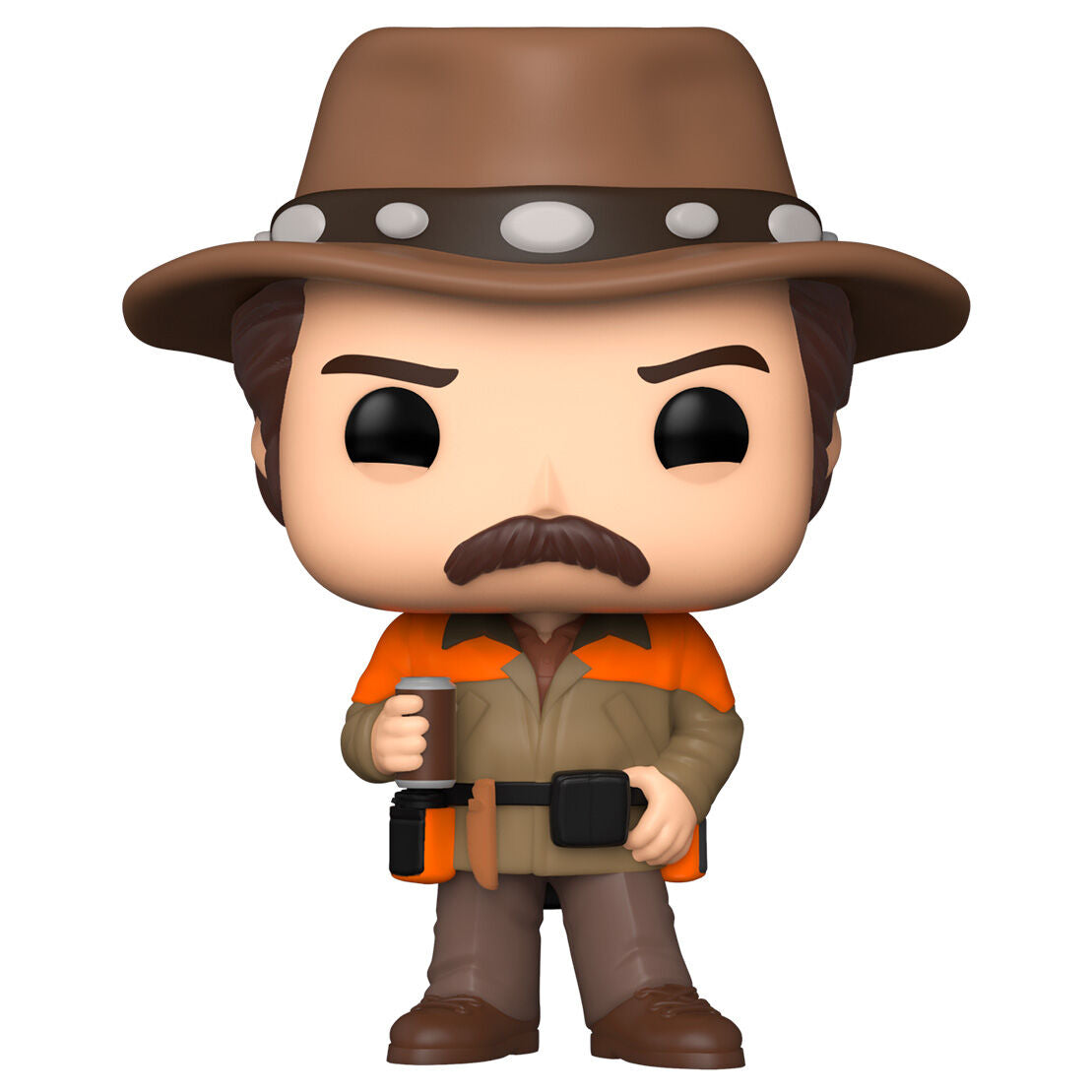 Figurine Funko POP! Parks and Rec Hunter Ron 5 + 1 Chase, vue 2