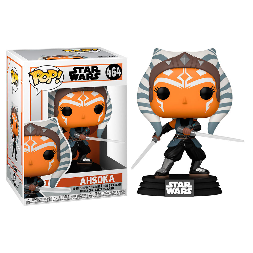 Figurine Funko POP! Star Wars Mandalorian Ahsoka with Sabers