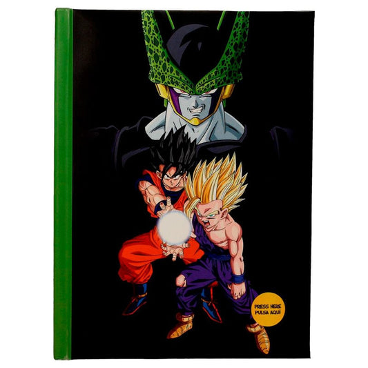 Cahier Dragon Ball Z Cell Final Battle avec lights