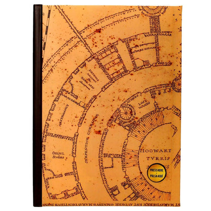 Cahier Harry Potter Marauders Map avec light