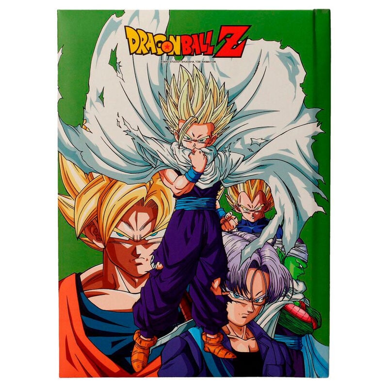 Cahier Dragon Ball Z Cell Final Battle avec lights, vue 2