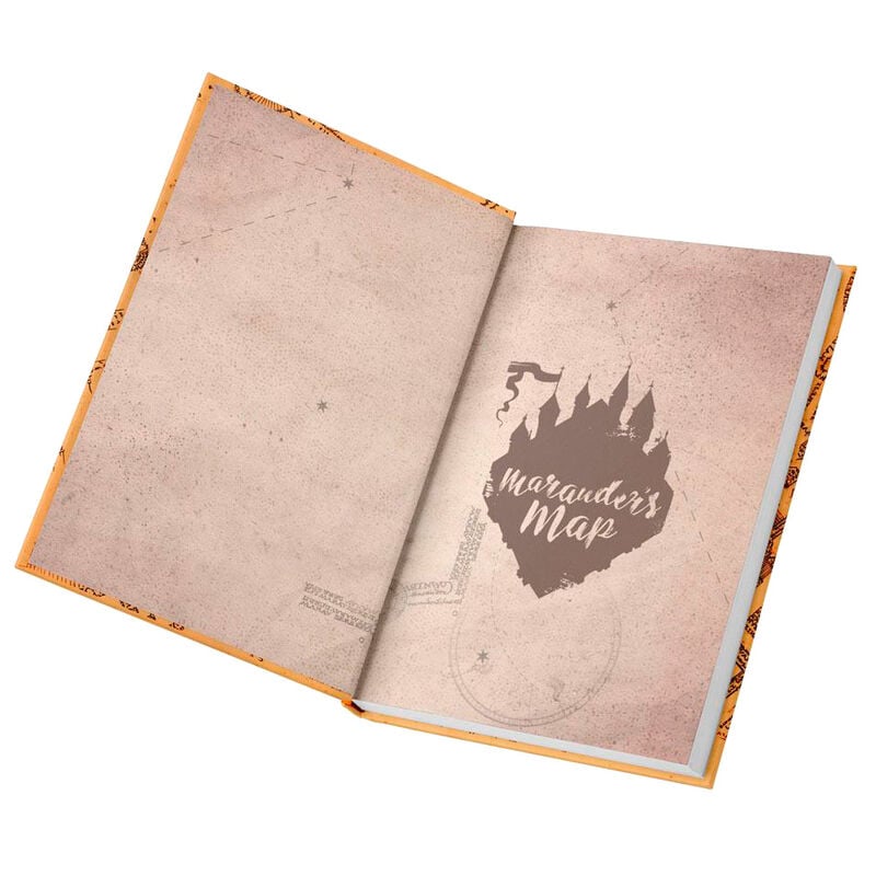 Cahier Harry Potter Marauders Map avec light, vue 3