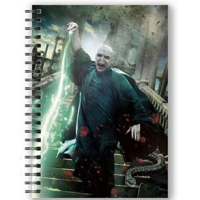 Cahier 3D Harry Potter Voldemort