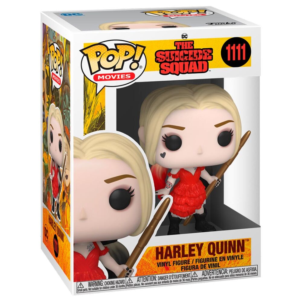 Figurine Funko POP! DC The Suicide Squad Harley Quinn Damaged Dress, vue 3