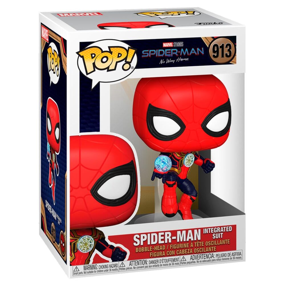 Figurine Funko POP! Marvel Spiderman No Way Home Spiderman Integrated Suit, vue 2