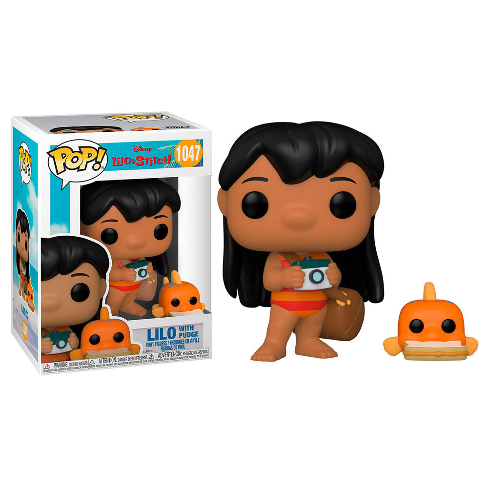 Figurine Funko POP! Disney Lilo and Stitch Lilo with Pudge