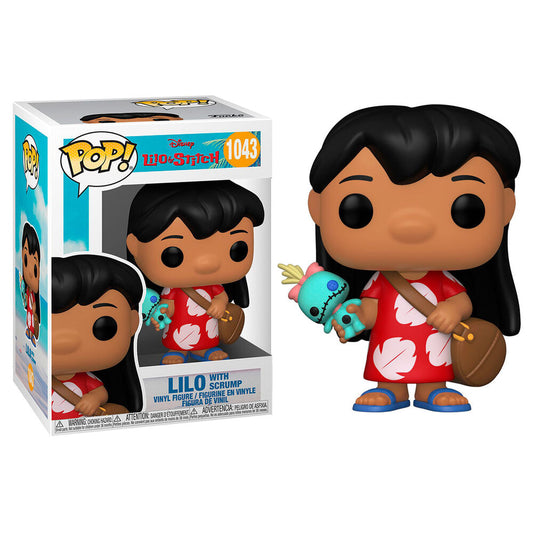 Figurine Funko POP! Disney Lilo and Stitch Lilo with Scrump