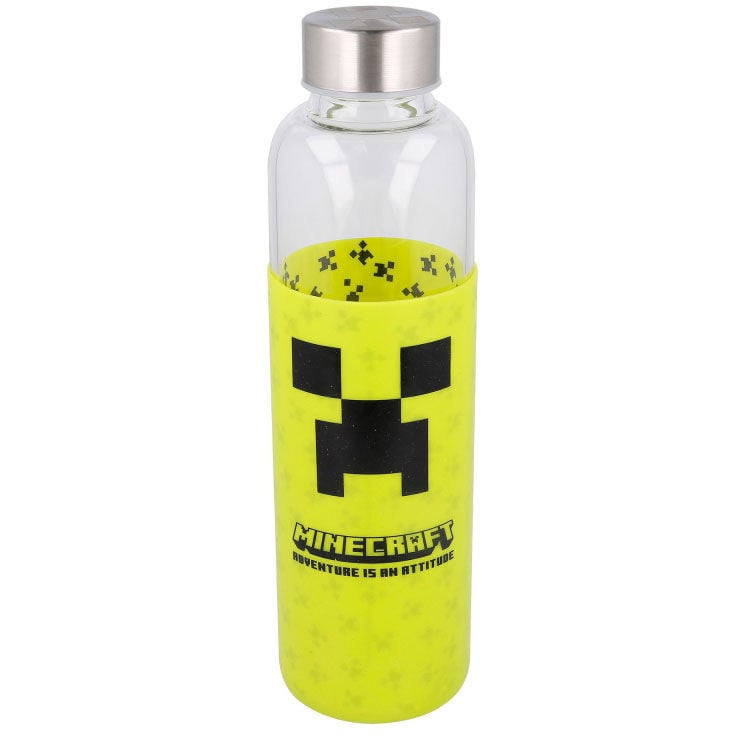 Gourde Minecraft silicone cover 585 ml