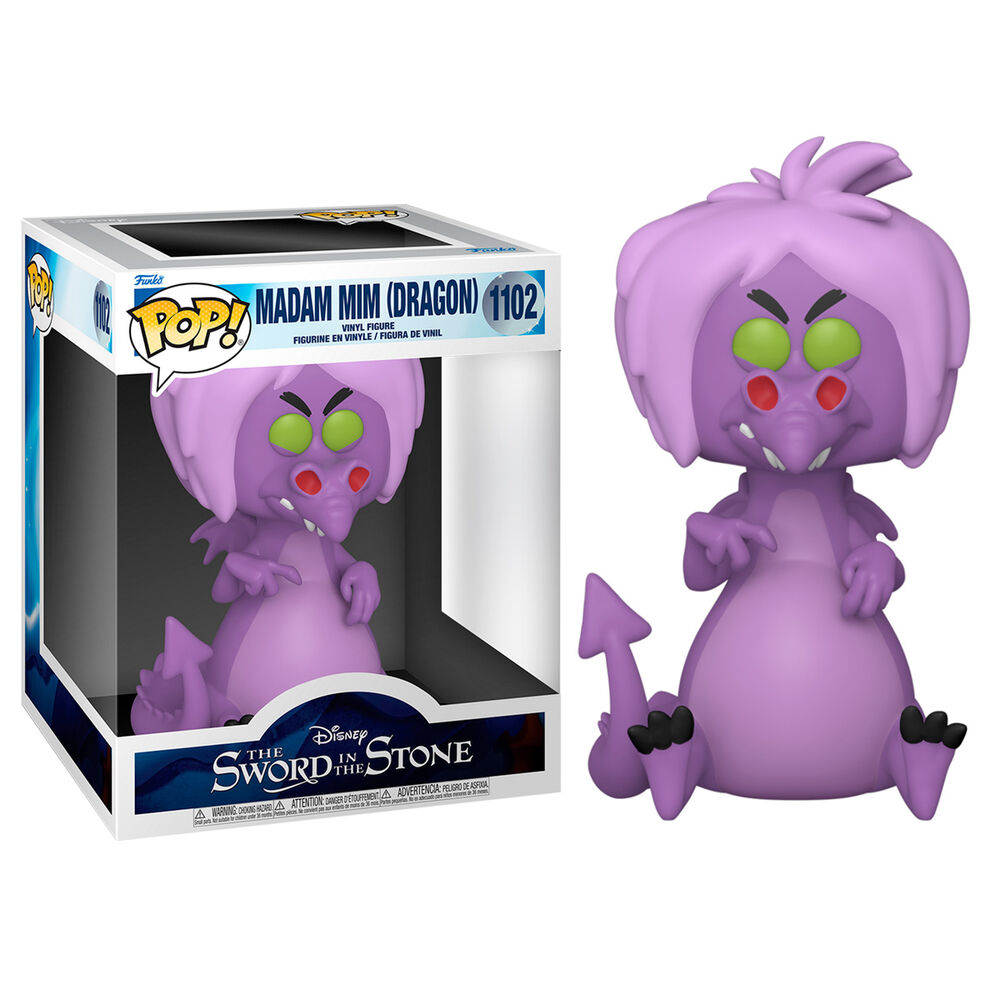 Figurine Funko POP! Disney Merlin El Encantador Mim as Dragon 15cm 10+2 Chase, vue 3