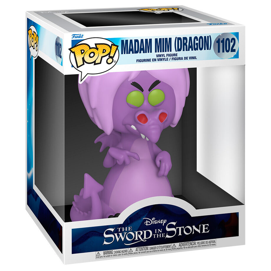 Figurine Funko POP! Disney Merlin El Encantador Mim as Dragon 15cm, vue 2
