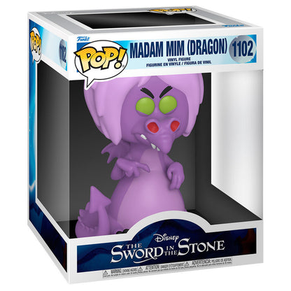 Figurine Funko POP! Disney Merlin El Encantador Mim as Dragon 15cm, vue 2