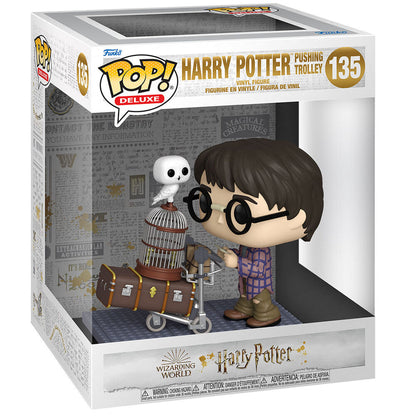 Figurine Funko POP! Harry Potter Anniversary Harry Pushing Trolley, vue 3