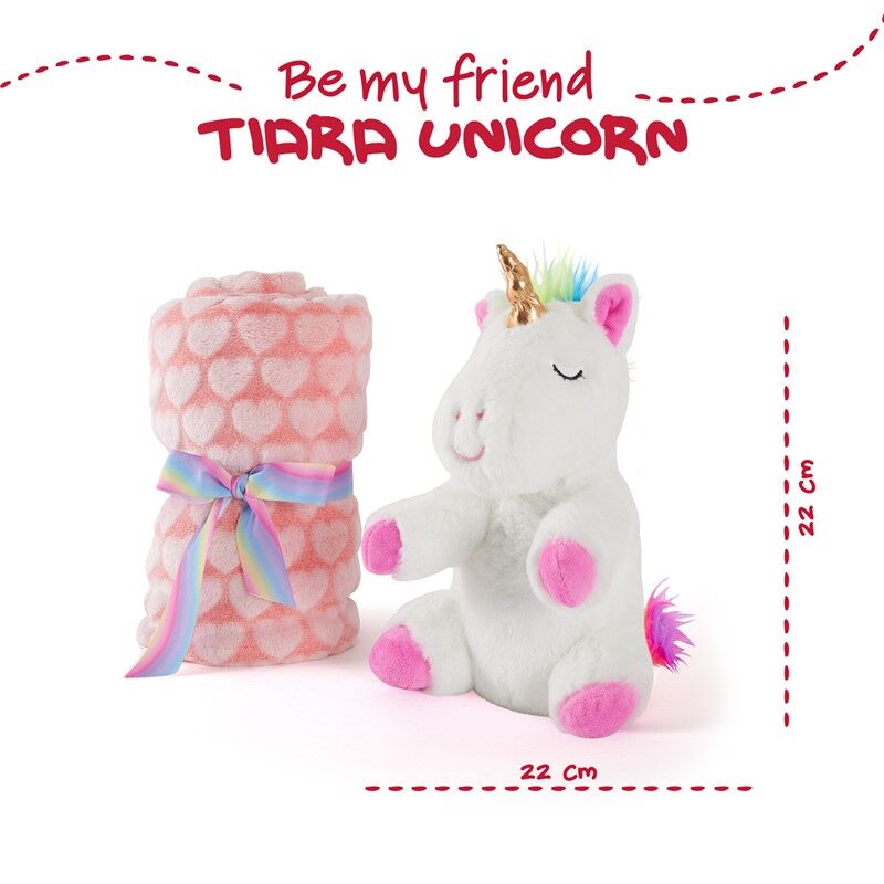 Peluche Licorne Tiara Unicorns 22 cm, vue 2