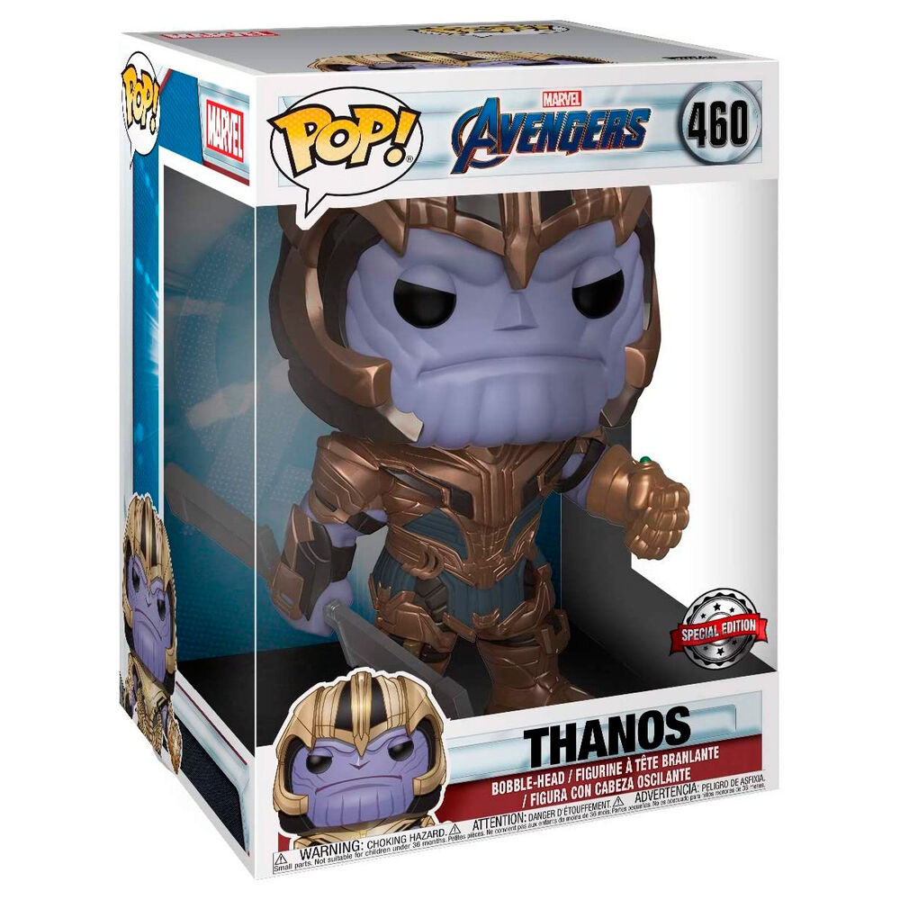 Figurine Funko POP! Marvel Avengers Endgame Thanos Exclusive 25cm, vue 2