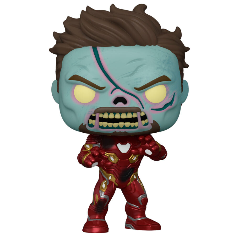 Figurine Funko POP! Marvel What If Zombie Iron Man, vue 3