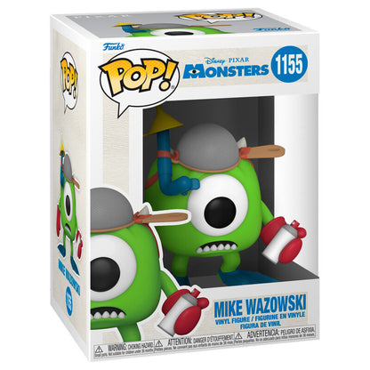 Figurine Funko POP! Monsters Inc 20th Mike with Mitts, vue 2