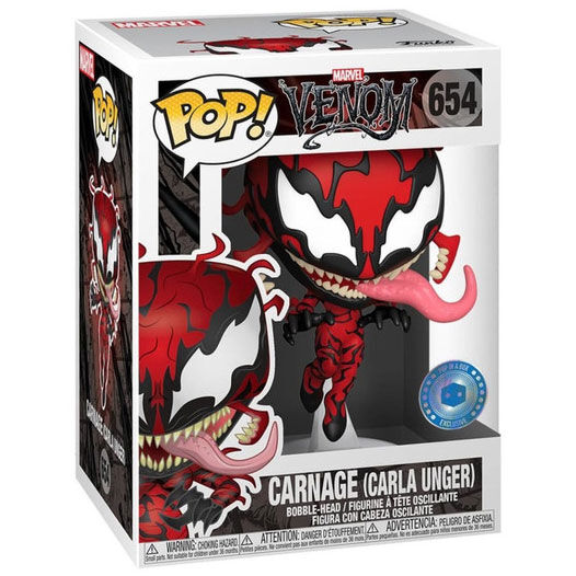 Figurine Funko POP! Marvel Comics Carla Unger Carnage Exclusive, vue 2