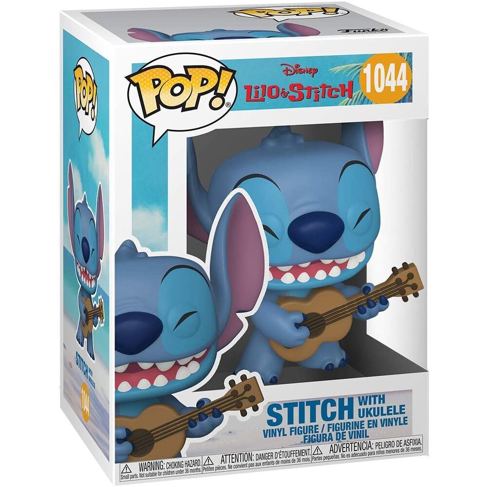 Figurine Funko POP! Disney Lilo and Stitch Stitch with Ukelele, vue 2