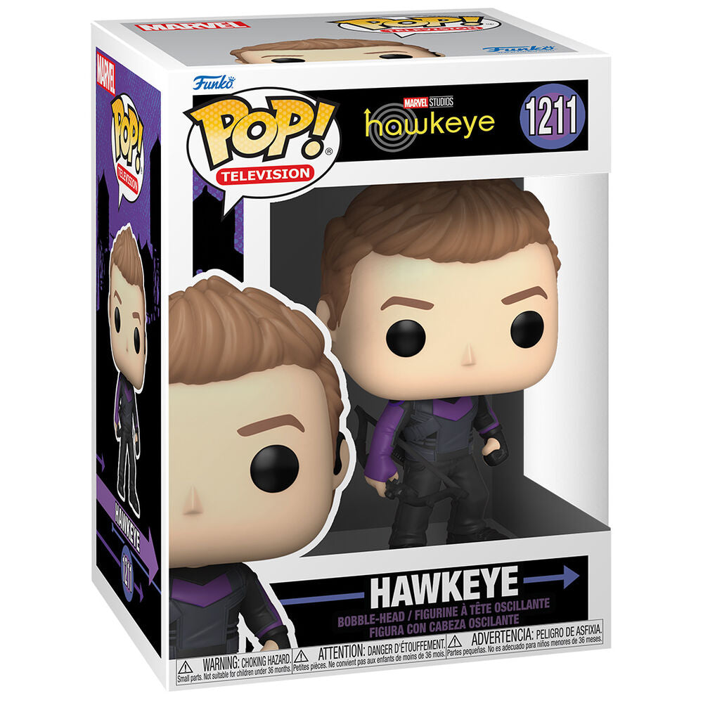 Figurine Funko POP! Marvel Hawkeye Hawkeye, vue 3
