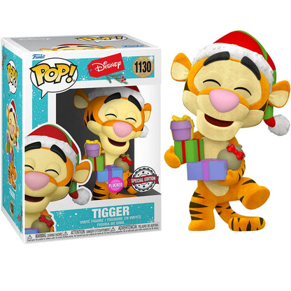 Figurine Funko POP! Disney Holiday Tigger Flocked Exclusive