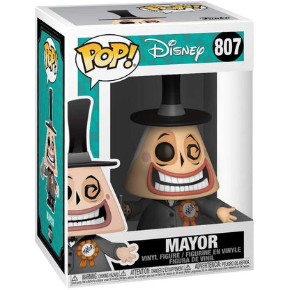 Figurine Funko POP! Disney Pesadilla Antes de Navidad Mayor with Megaphone 5 + 1 Chase, vue 2