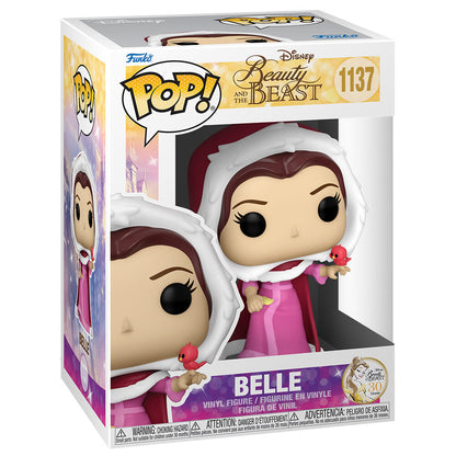 Figurine Funko POP! Disney La Bella y la Bestia Winter Belle, vue 3