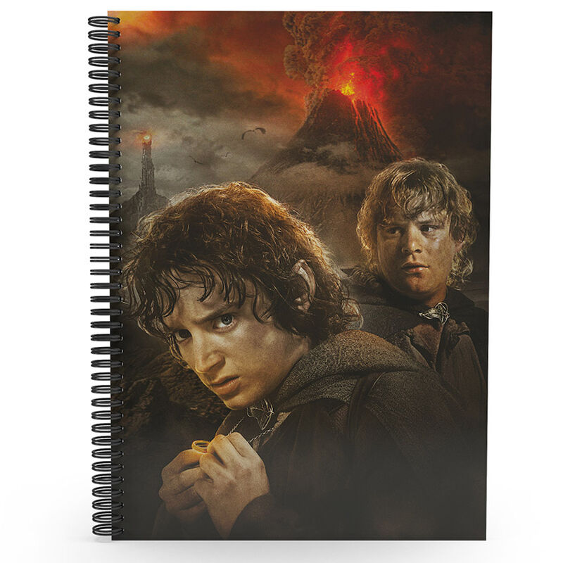 Cahier 3D The Lord of the Rings Frodo and Sam
