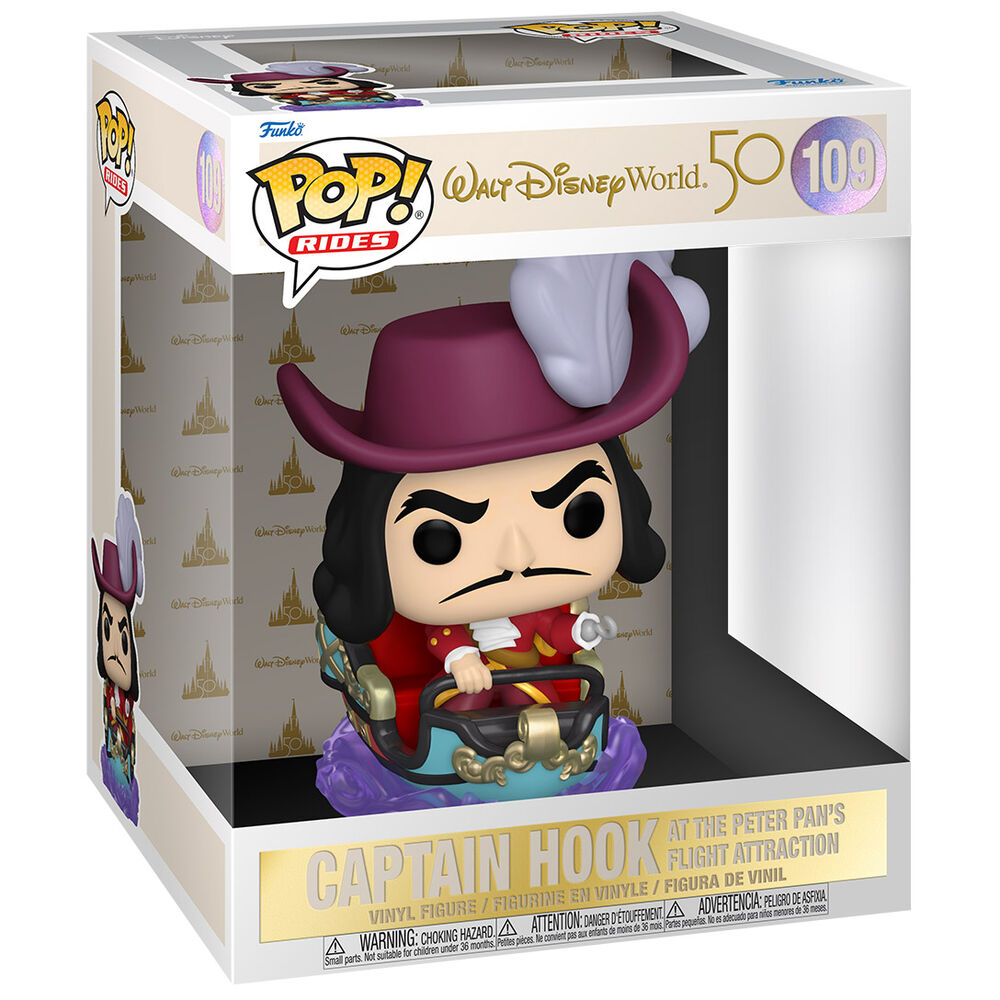 Figurine Funko POP! Disney World 50th Anniversary Capitan Garfio, vue 2