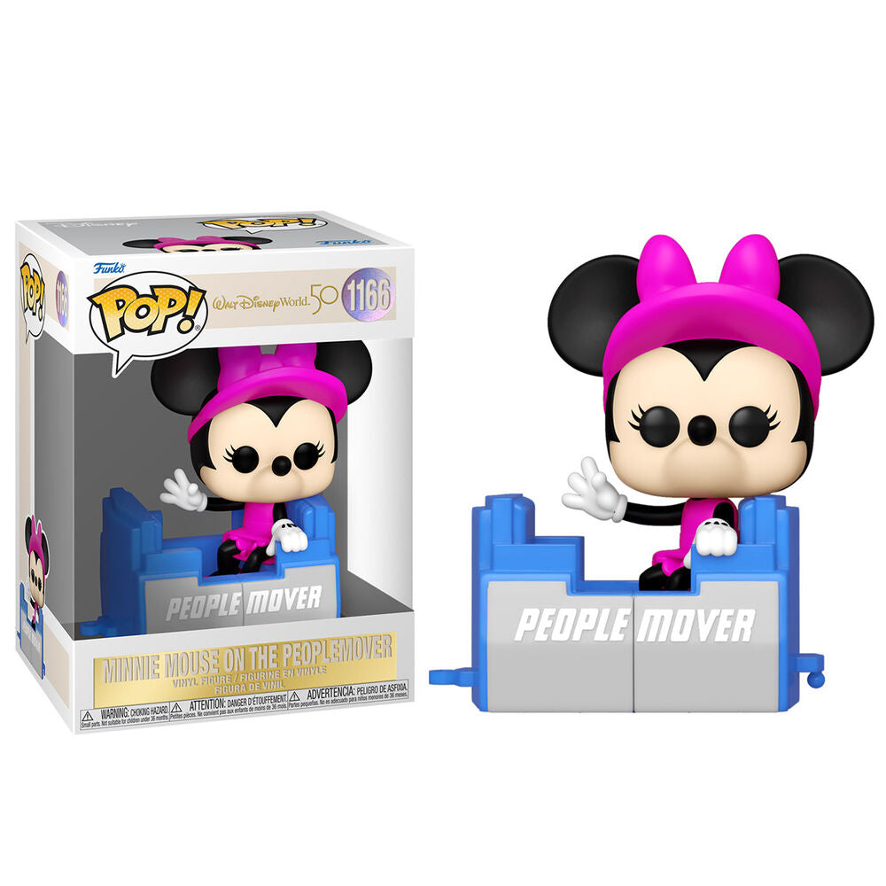 Figurine Funko POP! Disney World 50th Anniversary Minnie People Mover, vue 3